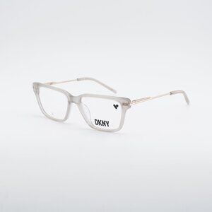 DKNY DK7012 011 Eyeglasses - Fog/Gold 53mm Rectangle Frame